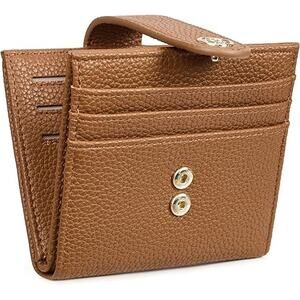 BOSTANTEN Slim Wallet RFID Blocking Credit Card Holder Leather  - Brown